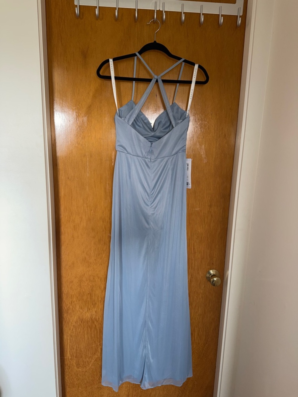Azazie Ashana Dress in Dusty Blue - Picture 4 of 7